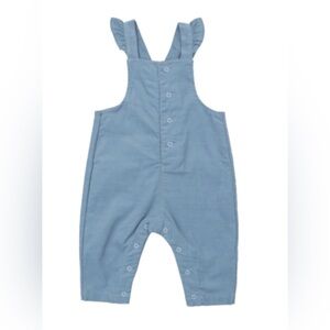 Angel Dear Chambray Blue Overalls
